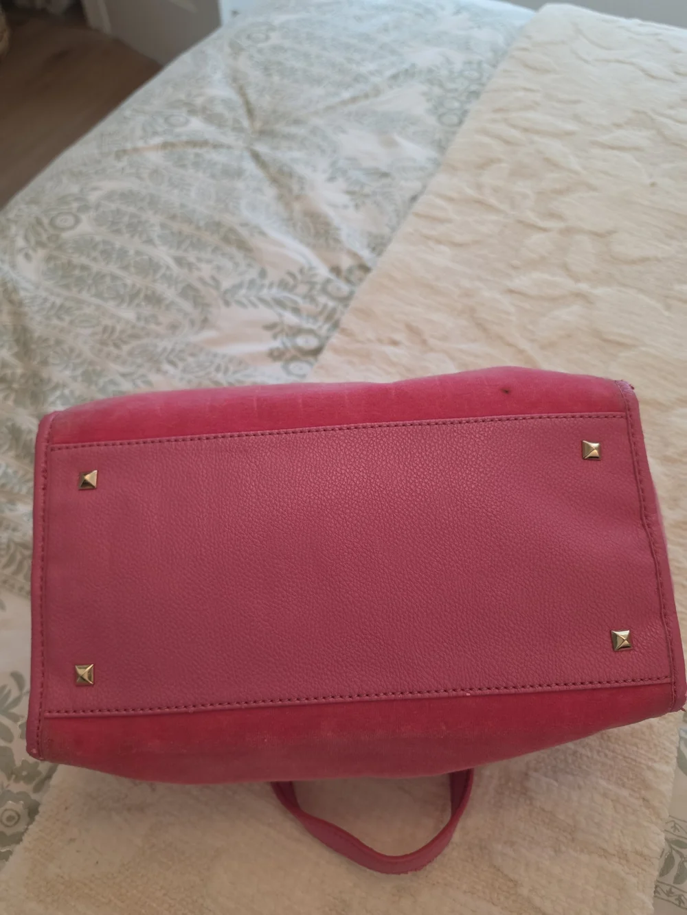 Vintage Juicy Couture Pink Velour Bag With Charms